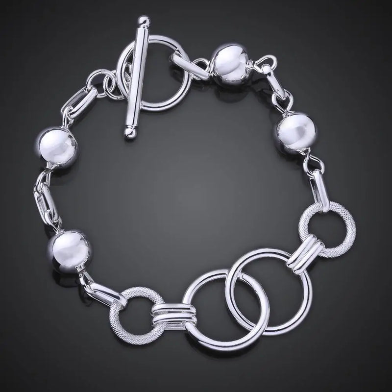Elegant 925 Sterling Silver Bracelet for Women