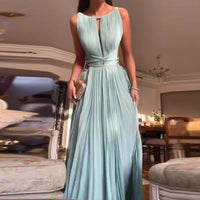 Robe de Plage Sexy à Dos Nu avec Découpes