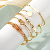 Bracelets en métal torsadé