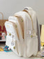 Japanese Style High School Backpack Large Capacity Simple Nylon Computer Bag