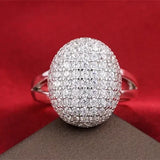 Bague Argenté pour Mariage et Fiançailles