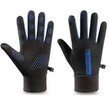 Gants Cyclisme Hiver Femme Thermiques Imperméables et Coupe-Vent Polyester