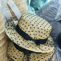 Chapeau Canotier en Paille pour Femme - Élégance et Protection Solaire