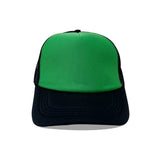 Casquette trucker maille rose unie, vue de face