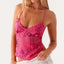 Haut Cami Paillettes Y2K Sexy pour Femmes