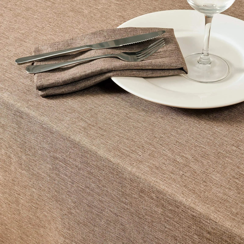 Waterproof Rectangular Cotton-Polyester Tablecloth