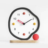 Horloge de table rétro créative