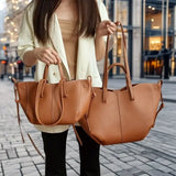 Women's Large Capacity Leather Elegant Durable Bags