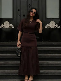 Robe en Maille Élégante pour Femmes