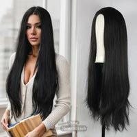Perruque Synthétique Longue Élégante pour Femme