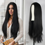 Perruque Synthétique Longue Élégante pour Femme