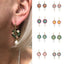 Pendientes bohemios con perlas estilo vintage