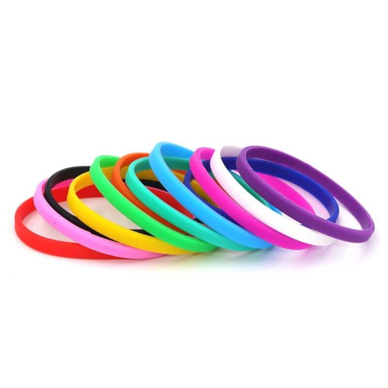 Bracelet coloré de fitness en caoutchouc - EMAKUJITIA