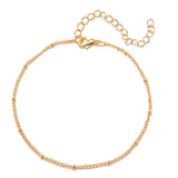 Bracelet de cheville en chaîne de perles - EMAKUJITIA