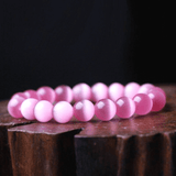 Bracelet élastique en pierre naturelle opale rose - EMAKUJITIA