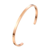 Bracelet minimaliste unisexe en acier inoxydable - EMAKUJITIA