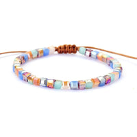 Bracelet réglable bohème perles en acrylique - EMAKUJITIA