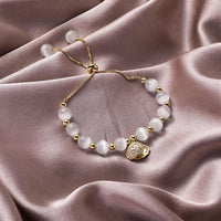 Bracelet réglable en opale naturelle pour femme - EMAKUJITIA