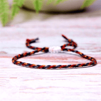 Bracelet tibétain en corde de coton fait main - EMAKUJITIA