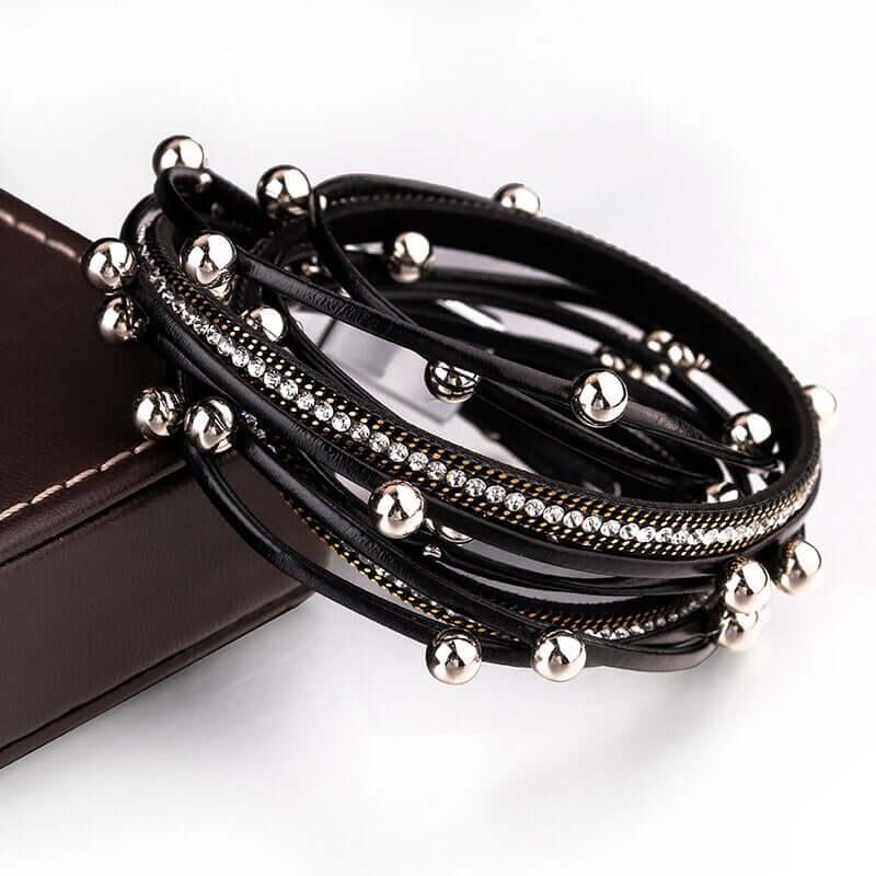 Bracelets double enroulement en métal pour femme - EMAKUJITIA