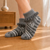 Chaussons-chaussettes tricotés  Esprit hiver