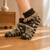 Chaussons-chaussettes tricotés  Esprit hiver