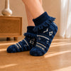 Chaussons-chaussettes tricotés  Esprit hiver