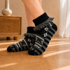 Chaussons-chaussettes tricotés  Esprit hiver