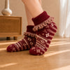 Chaussons-chaussettes tricotés  Esprit hiver