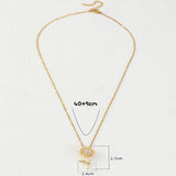 Collier avec pendentif en acier inoxydable serti de cristaux - EMAKUJITIA