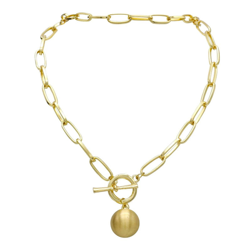 Collier chaîne en or pour femmes pendentif en alliage - EMAKUJITIA