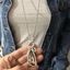 Collier chaîne long  avec breloque en cristal pour femme