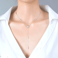 Collier chaîne pendentif en forme de feuille d'érable - EMAKUJITIA