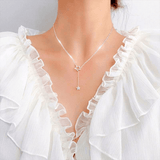 Collier chaîne pendentif étoiles serties de pierre de zircon - EMAKUJITIA