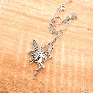 Collier chaîne pendentif fée en argent - EMAKUJITIA