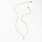 Collier en acier inoxydable pour femmes pendentif étoile plaqué - EMAKUJITIA