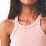 Collier fin avec pendentif astral - EMAKUJITIA