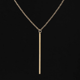 Collier long avec pendentif en forme de tige pour femme - EMAKUJITIA