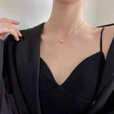 Collier minimaliste en acier avec pendentif boule - EMAKUJITIA