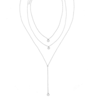 Collier multicouche minimaliste avec pendentif en forme de pièces à la mode pour femmes - EMAKUJITIA