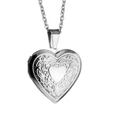 Collier pendentif cœur cadre photo pour femmes - EMAKUJITIA