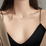 Collier pour femmes motif étoile et lune - EMAKUJITIA