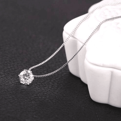 Collier pour femmes pendentif en cristal de zircon - EMAKUJITIA