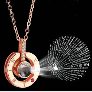 Collier pour femmes pendentif projection - EMAKUJITIA