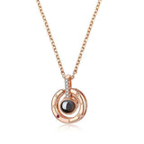 Collier pour femmes pendentif projection - EMAKUJITIA