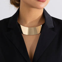 Collier ras-de-cou rigide en métal pour femme - EMAKUJITIA