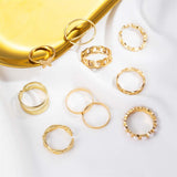 Ensemble de bagues vintages bohèmes pour femmes - EMAKUJITIA
