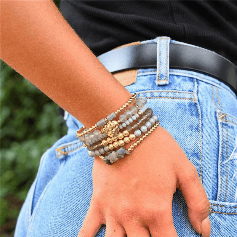 Ensemble de bracelets bohèmes à perles pour femme - EMAKUJITIA