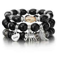 Ensemble de bracelets en pierre et perles pour femme - EMAKUJITIA
