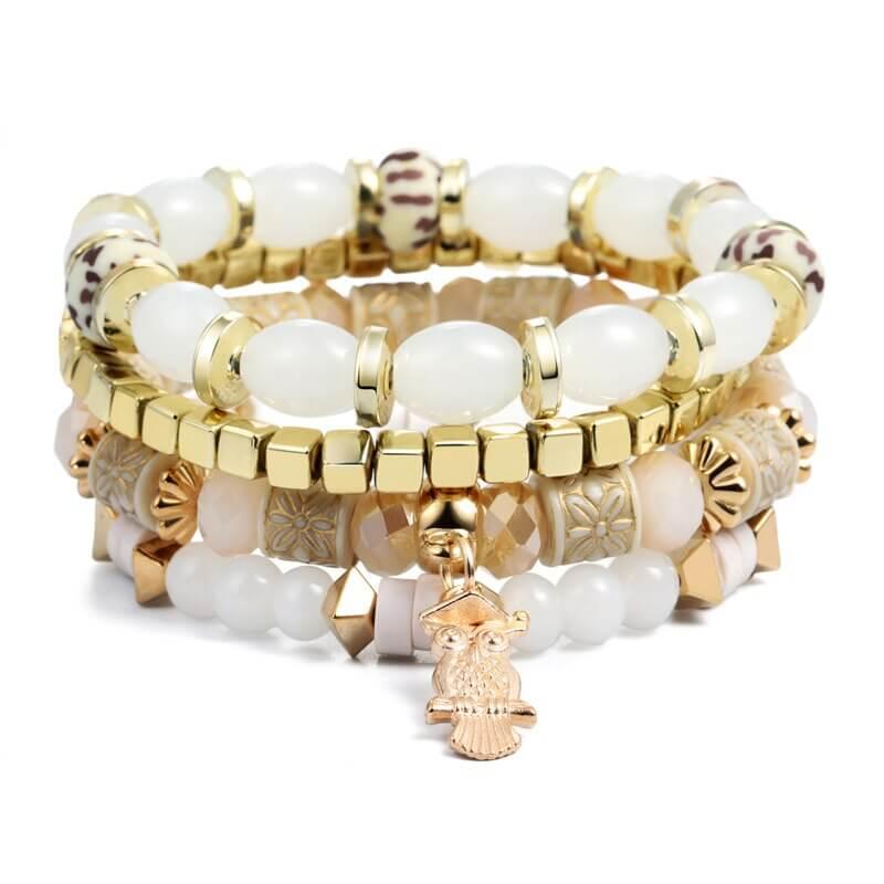 Ensembles de bracelets pour femme en perles colorées - EMAKUJITIA